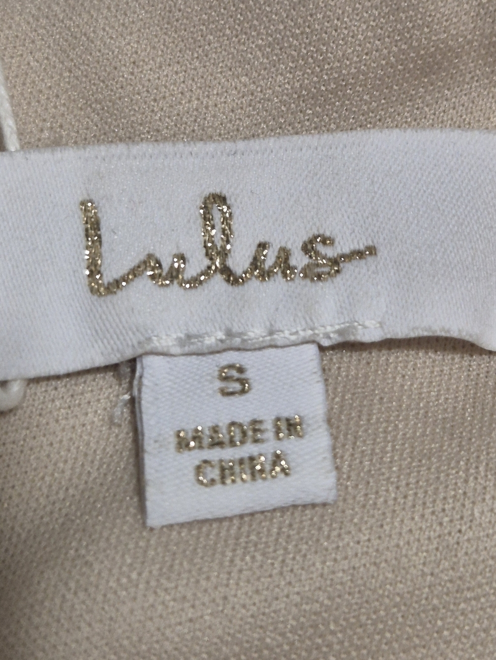 NWT Lulu's Ivory Beaded Lace Maxi Dress with Spaghetti Straps..SIZE:S - Picture 14 of 16